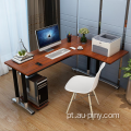 Home Design Computador L Mesa de escritório em forma